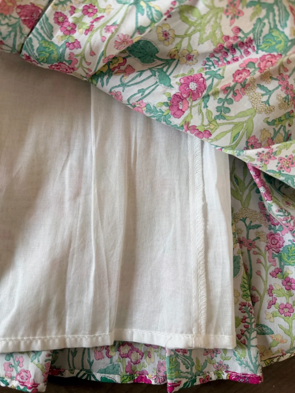 J. Crew Floral Liberty London Tiered Mini Skirt